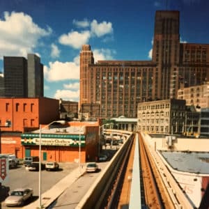 Detroit Peoplemover im Sommer 1997