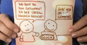 Comic Glück im Glas Quelle: http://debeste.de/bilder/glueck-selbst-gemacht