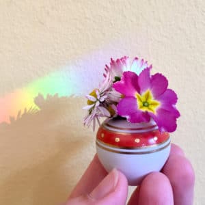 Mini Blumenstrauß mit Gänseblümchen und Primel